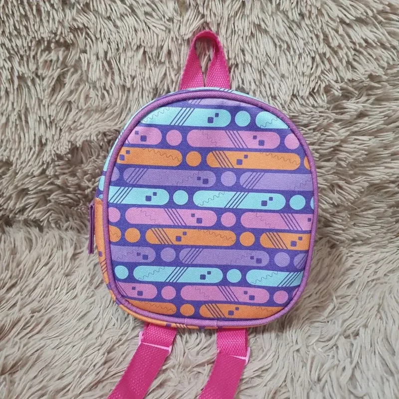 Mini mochila, rayas de colores